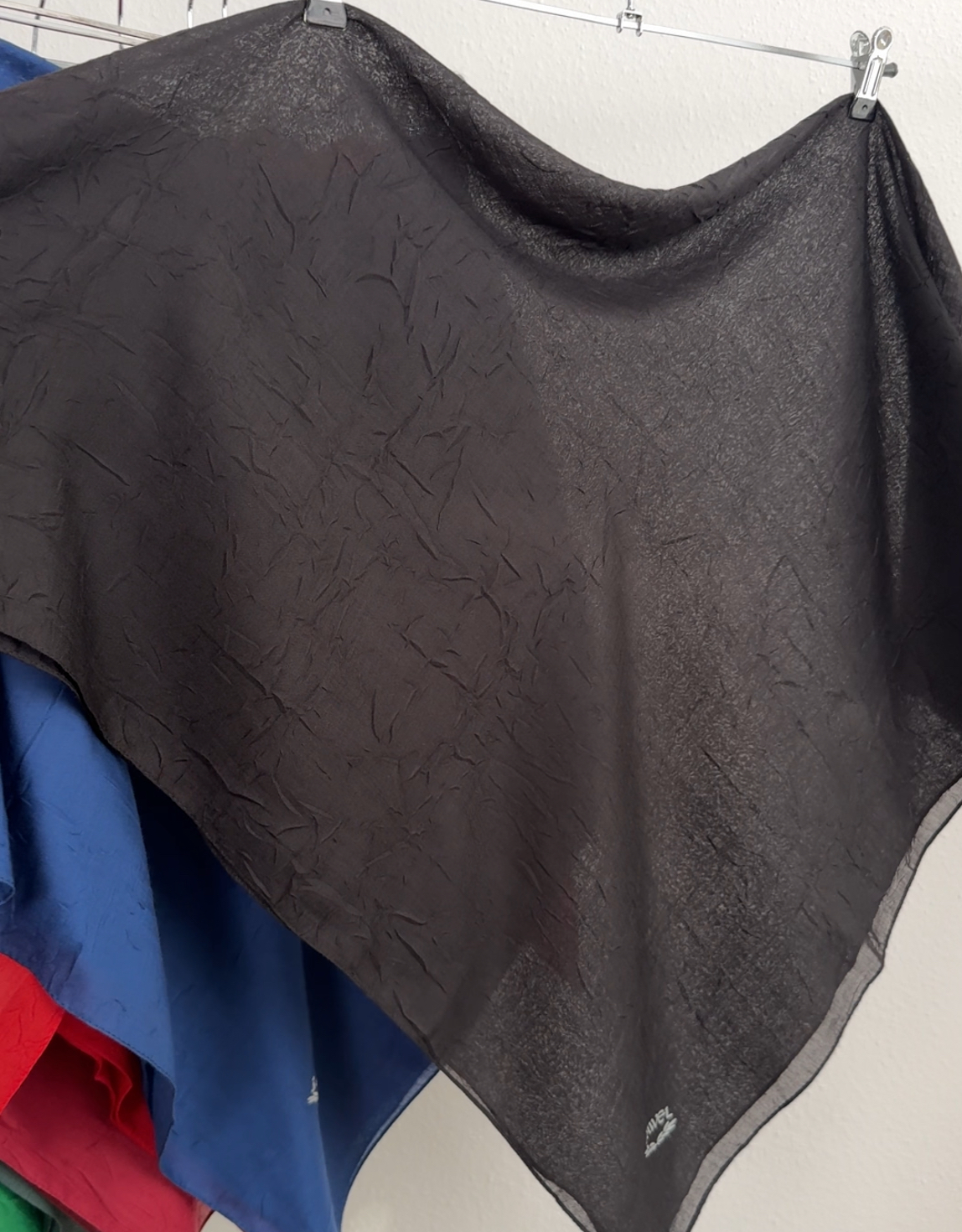 "Хустка ""Жатка батистова"" чорна 1157-10"